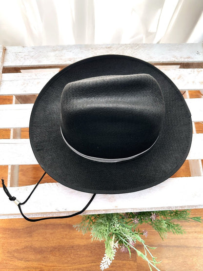 Sombrero de fiesta infantil tejano negro
