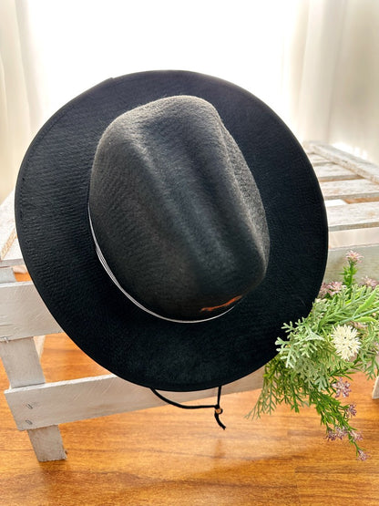Sombrero de fiesta infantil tejano negro