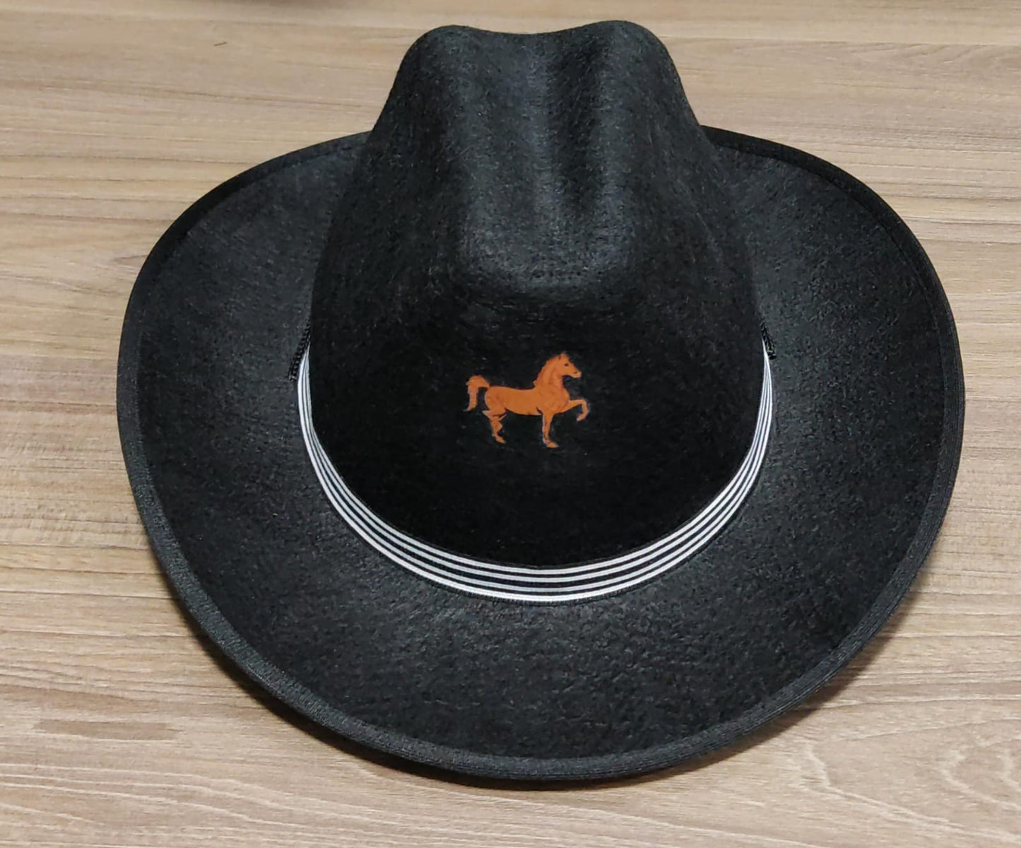 Sombrero de fiesta infantil tejano negro
