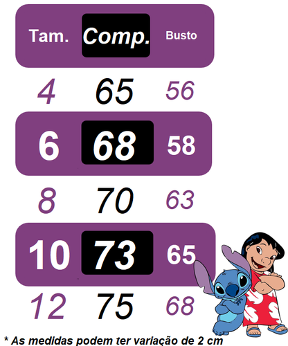 Vestido infantil de Lilo Stitch y Ángel con lazo lila colorido