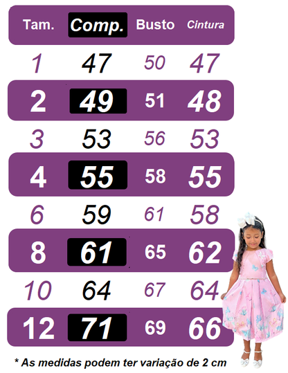 Vestido Infantil Rosa Claro Busto Nervura Saia Babados Coloridos