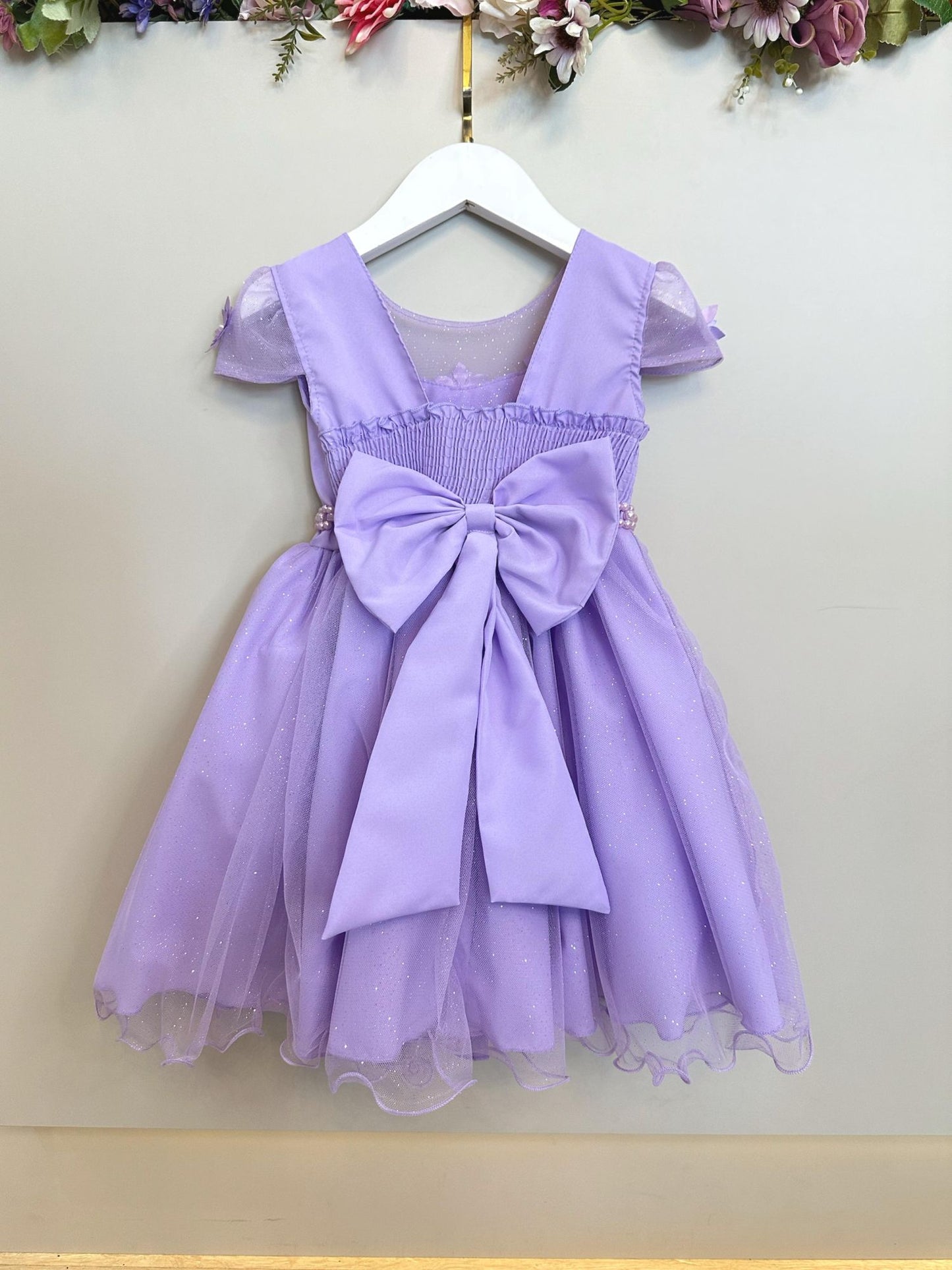Vestido infantil lila Jardín encantado Fiestas de lujo