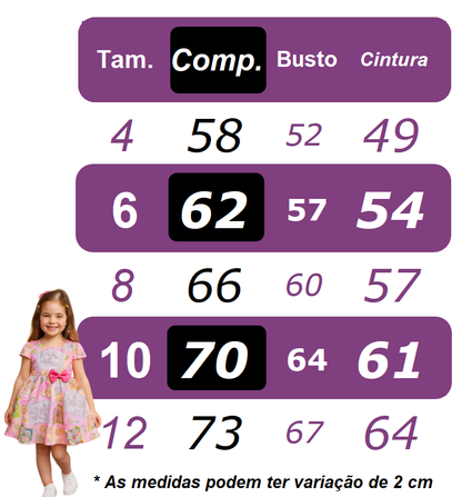 Vestido Infantil Bobbie goods Festas Pinte e Lave + Canetinhas 12 Cores