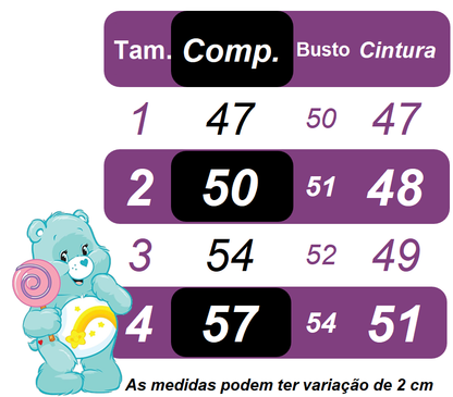 Vestido rosa infantil para fiestas de cumpleaños de los Ositos Cariñositos