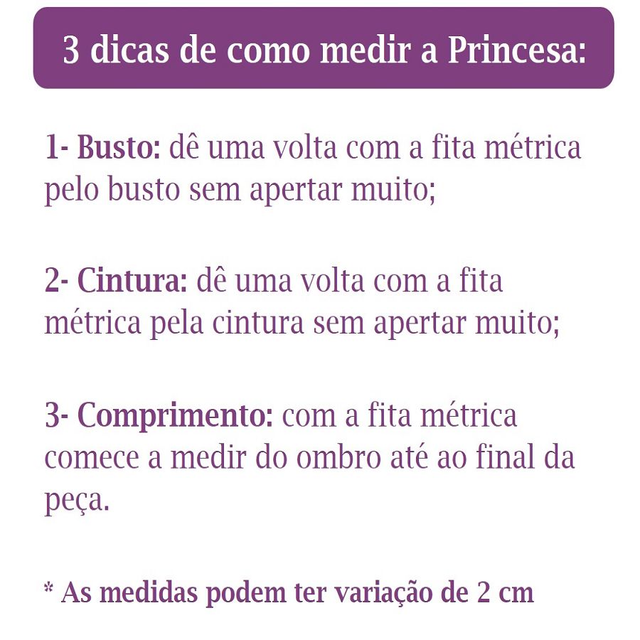 Vestido Infantil Princesa Branca de Neve Longo Com Capa
