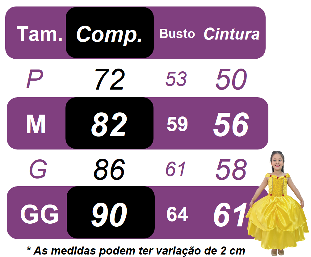 Disfraz infantil de La Bella y la Bestia amarillo oscuro para fiestas